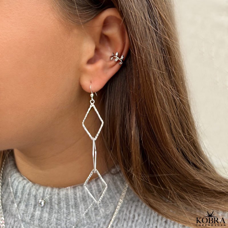 "Vance" store slv reringe i hammerslet design