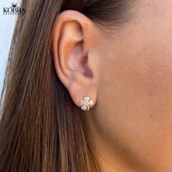 "Felicity" Sm restikker med firklver i slv