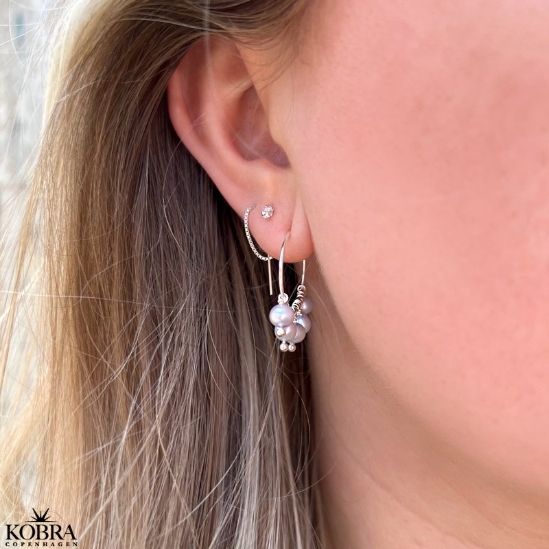 "Lisa" rehnger i sterling slv med "diamant"