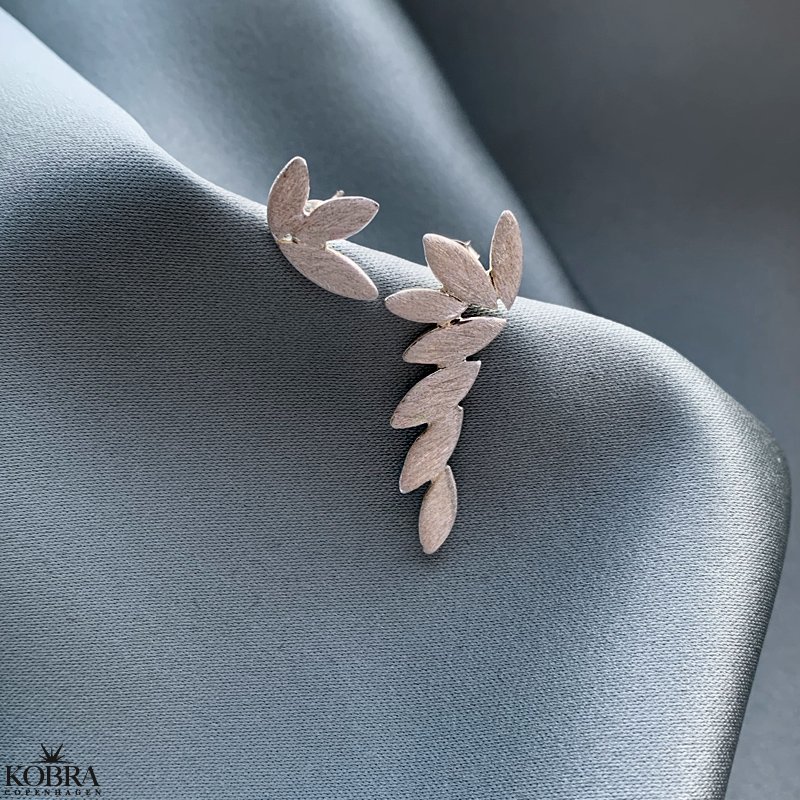 "Cardea" sterling slv blad reringe