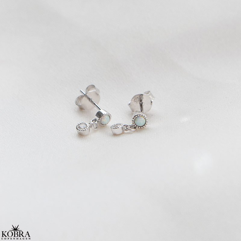 "Sky Light" slv reringe med sten