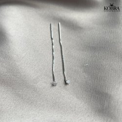 "Lisa" rehnger i sterling slv med "diamant"