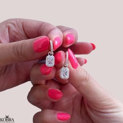 "Wiona" slv reringe med stor zirkonia sten