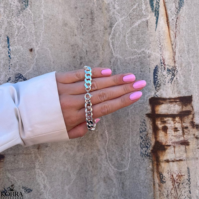 "Clinton" 10mm panzer armbnd i sterling slv