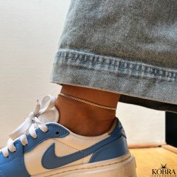 "Clinton" 3mm panzer ankelkde i sterling slv