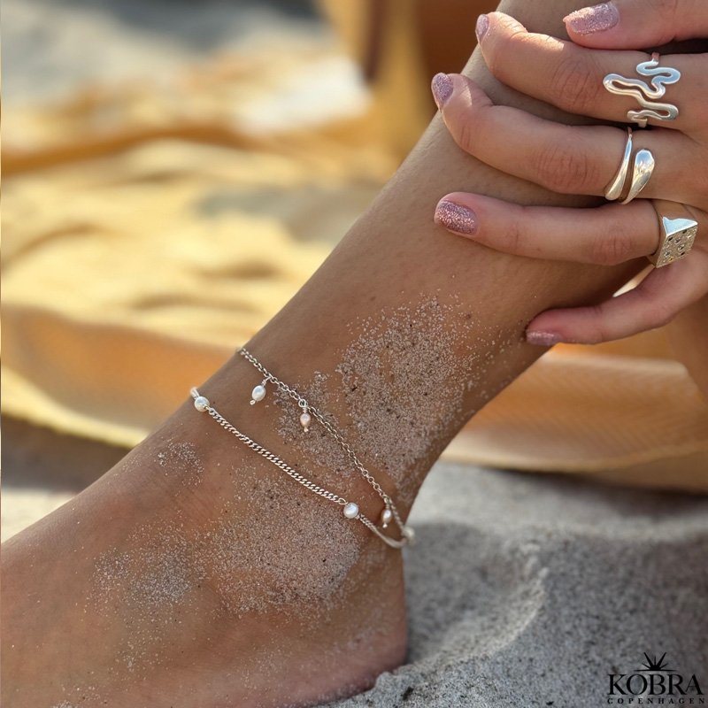 "Nagini" hndlavet slange ring i sterling slv