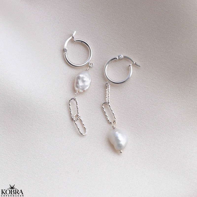 "Pilgrimme" slv perlereringe med chunky kde