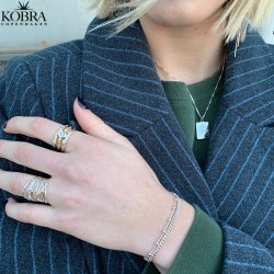 "Reign" slv halskde med gravering og venezia kde