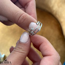 "Sun, Moon and Star" slv ringe - 3i1