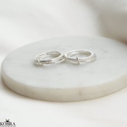 "Nikki" stacking, stress fidget ringe i slv