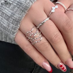 "Annabelle" snoet slv ring