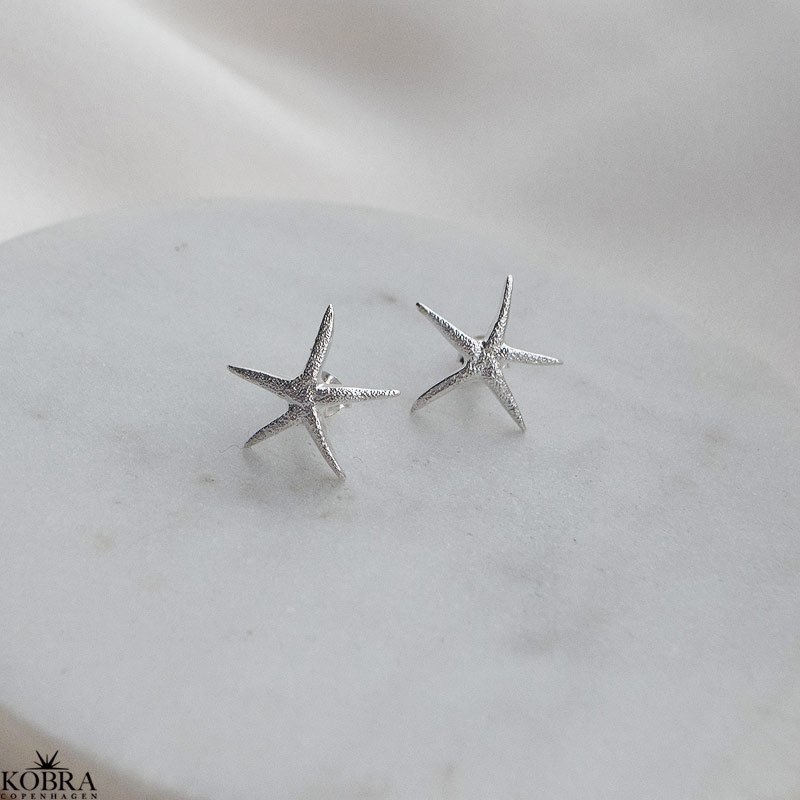 "Sea Star" slv reringe med sstjerner