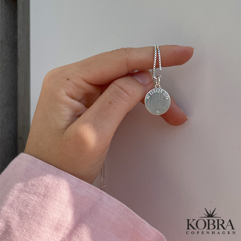 "Kalia" slv amulet med din gravering
