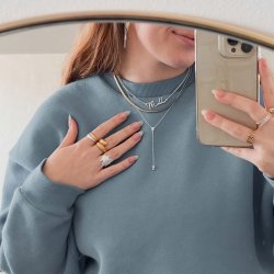 "Empire" hndlavet ring i sterling slv 