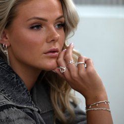 "Sally" twisted bracelet in sterling silver