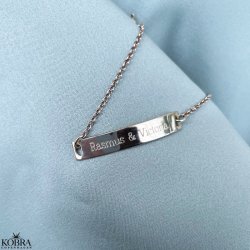 "Liverpool" armbnd med slvplade i sterling slv inklusiv gravering