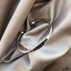 "Payton" sterling slv armbnd med din gravering