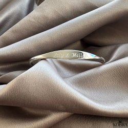 "Payton" sterling slv armbnd med din gravering