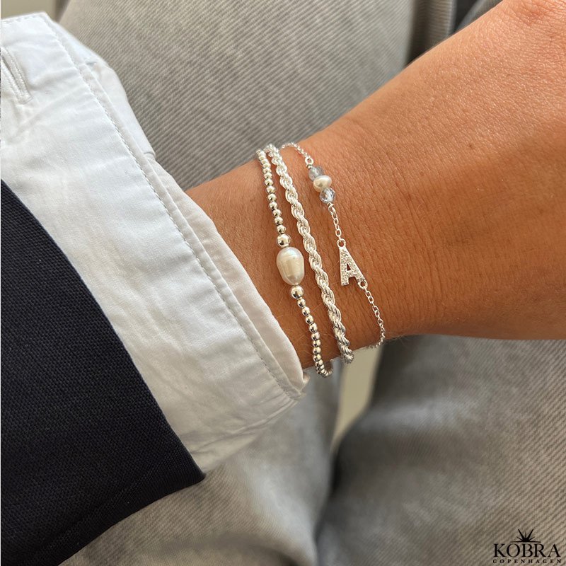 "Rope" beautiful twisted silver bracelet