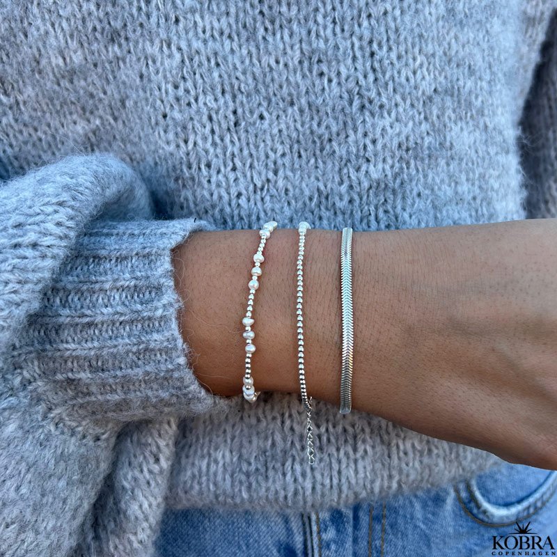 "Reece" bracelet in sterling silver