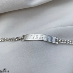 "Liverpool" slv armbnd med 4 mm panzer kde inklusiv gravering