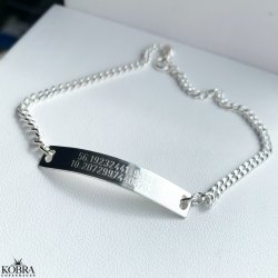 "Liverpool" slv armbnd med 4 mm panzer kde inklusiv gravering