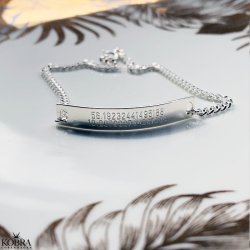 "Liverpool" slv armbnd med 4 mm panzer kde inklusiv gravering