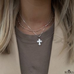 "Ellie" silver necklace / choker with silver balls