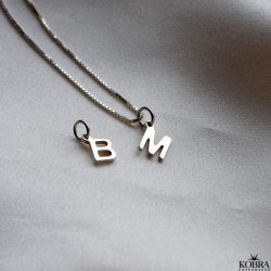 "Soho" Bogstavhalskde  Sterling slv, hndlavet