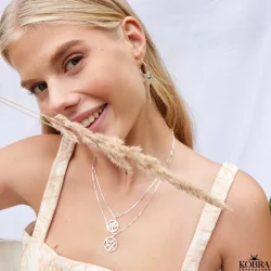 "Close To You" handmade silver jewelry with personal letters