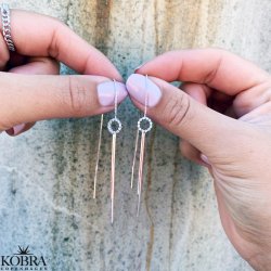 "Florida" slv reringe med cirkel og slvtrde