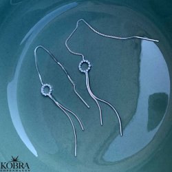 "Florida" slv reringe med cirkel og slvtrde