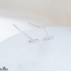 "Brilliant" slv retrde med hvide sten