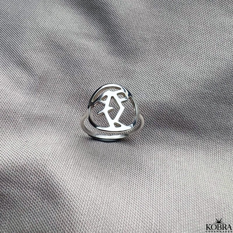 "Close To You" handmade silver ring with your letters