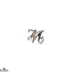 "The Letter" hndlavet bogstav ring i sterling slv