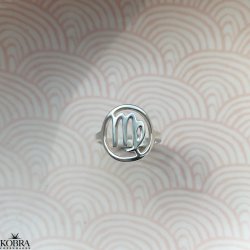 "Hoshi" stjernetegns ring i slv