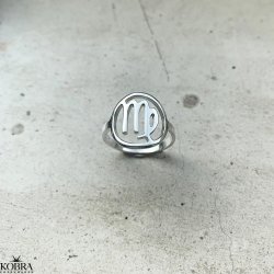 "Hoshi" stjernetegns ring i slv