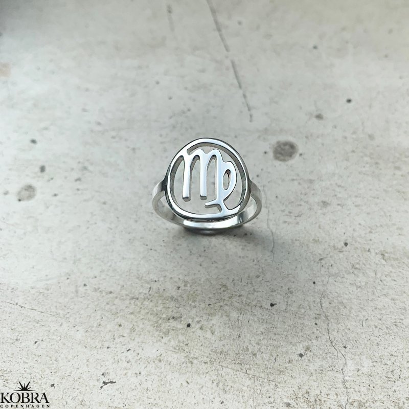 "Hoshi" stjernetegns ring i slv