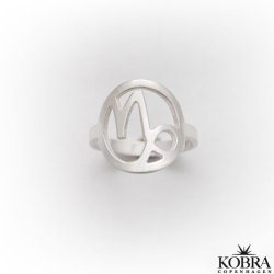 "Hoshi" stjernetegns ring i slv