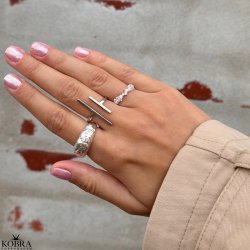 Slv ring "Debbie" i enkelt design