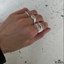 "Boston" slv ring inklusiv personlig gravering