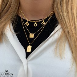 "Something to remember" guld halskęde med gravering