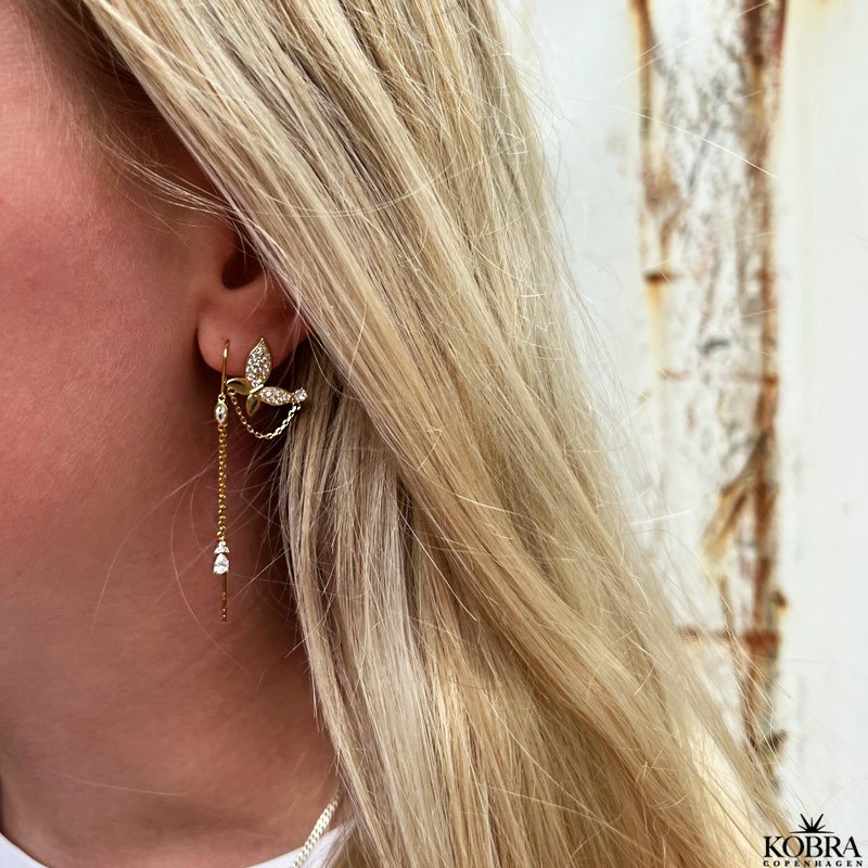 "Candle" guld retrde med sten