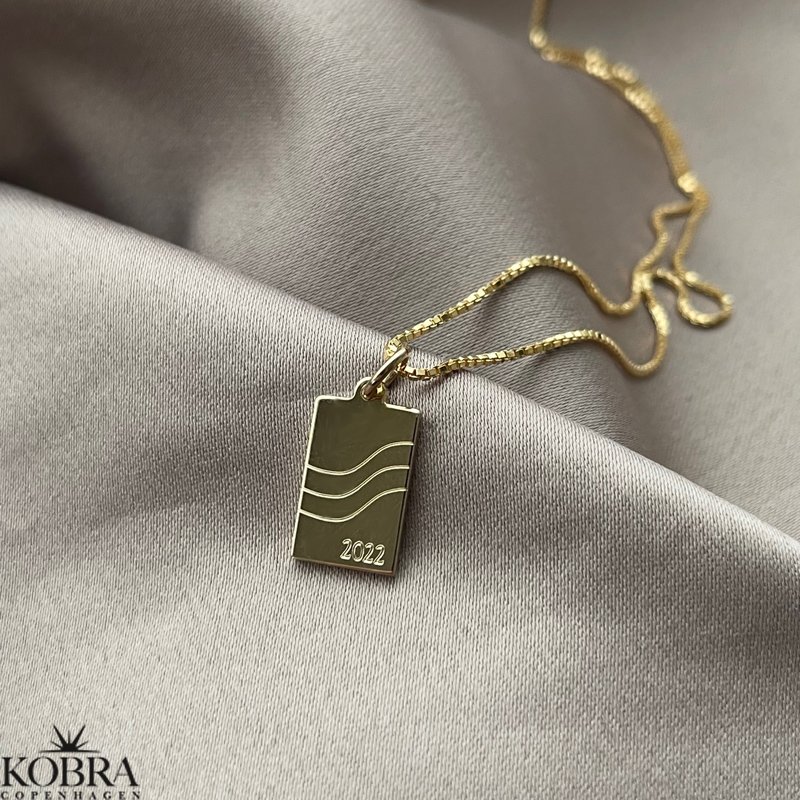 "Something to remember" guld halskęde med gravering