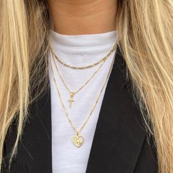 "Soul" guld halskde med op til 4 bogstaver