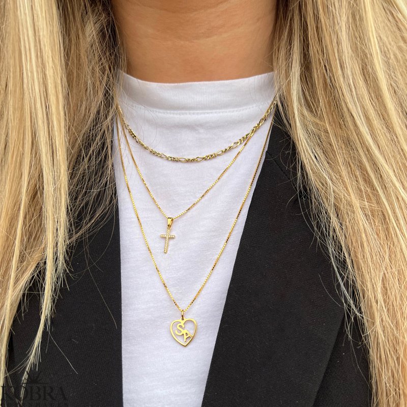 "Soul" guld halskde med op til 4 bogstaver