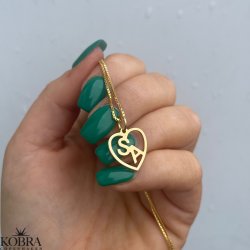 "Soul" guld halskde med op til 4 bogstaver