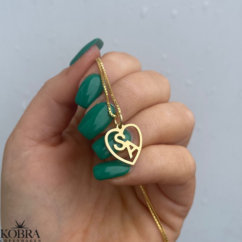 "Soul" guld halskde med op til 4 bogstaver