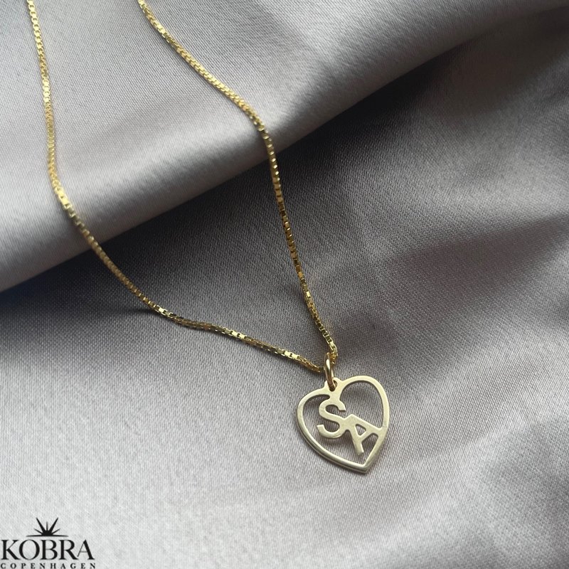 "Soul" guld halskde med op til 4 bogstaver