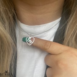 "Soul" slv halskde med op til 4 bogstaver